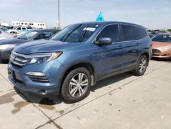 Honda Pilot EXL salvage cars for sale: 2016 Honda Pilot EXL