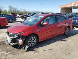 Salvage cars for sale from Copart Fort Wayne, IN: 2017 Toyota Prius Prime