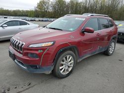 Salvage cars for sale at Glassboro, NJ auction: 2014 Jeep Cherokee Limited