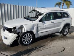 Salvage cars for sale at Riverview, FL auction: 2022 Jeep Grand Cherokee Laredo E
