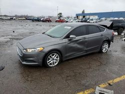 Salvage cars for sale at Woodhaven, MI auction: 2013 Ford Fusion SE