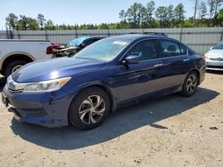 Salvage cars for sale at Harleyville, SC auction: 2016 Honda Accord LX