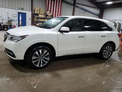 Salvage cars for sale at West Mifflin, PA auction: 2016 Acura MDX Technology