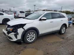 Salvage cars for sale at Indianapolis, IN auction: 2020 KIA Sorento L