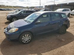 Salvage cars for sale at Colorado Springs, CO auction: 2005 Toyota Corolla Matrix Base