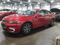 Salvage cars for sale from Copart Ham Lake, MN: 2016 Chevrolet Malibu LT
