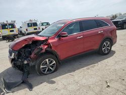 Salvage cars for sale at Indianapolis, IN auction: 2019 KIA Sorento EX