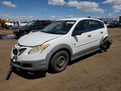 Pontiac salvage cars for sale: 2005 Pontiac Vibe