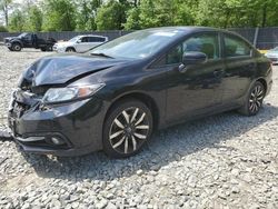 Salvage cars for sale at Waldorf, MD auction: 2015 Honda Civic EXL