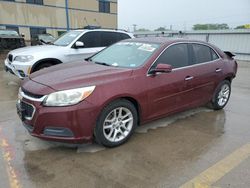 Salvage cars for sale at Wilmer, TX auction: 2015 Chevrolet Malibu 1LT