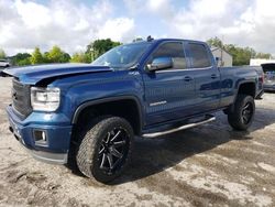Salvage cars for sale from Copart Midway, FL: 2015 GMC Sierra K1500 SLE