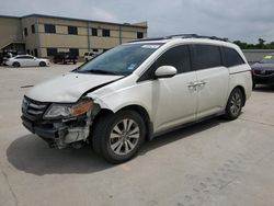 Salvage cars for sale at Wilmer, TX auction: 2015 Honda Odyssey EXL