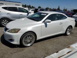 Salvage cars for sale at Rancho Cucamonga, CA auction: 2010 Lexus IS 350