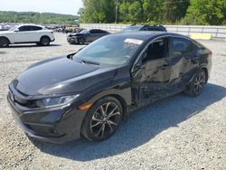 Honda salvage cars for sale: 2021 Honda Civic Sport