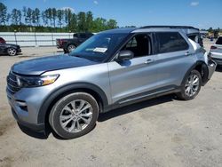 Salvage cars for sale at Harleyville, SC auction: 2022 Ford Explorer XLT