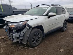 Toyota salvage cars for sale: 2022 Toyota Rav4 XLE Premium