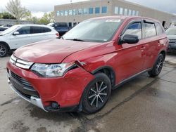 Salvage cars for sale from Copart Littleton, CO: 2015 Mitsubishi Outlander ES