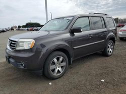 Salvage cars for sale at East Granby, CT auction: 2012 Honda Pilot Touring