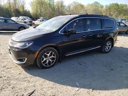 Salvage cars for sale at Waldorf, MD auction: 2017 Chrysler Pacifica Touring L