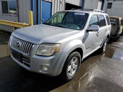 Salvage cars for sale from Copart Vallejo, CA: 2008 Mercury Mariner HEV
