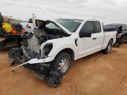 Salvage cars for sale at Andrews, TX auction: 2022 Ford F150 Super Cab