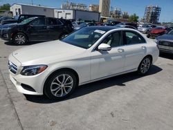 Mercedes-Benz C300 salvage cars for sale: 2016 Mercedes-Benz C300