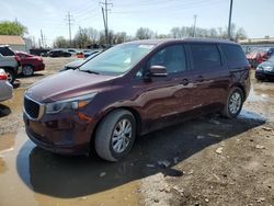 KIA salvage cars for sale: 2016 KIA Sedona LX