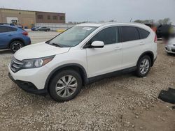 Salvage cars for sale at Kansas City, KS auction: 2014 Honda CR-V EXL