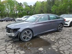 Salvage cars for sale from Copart Austell, GA: 2018 Honda Accord Sport