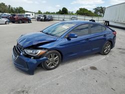 Salvage cars for sale from Copart Orlando, FL: 2018 Hyundai Elantra SEL