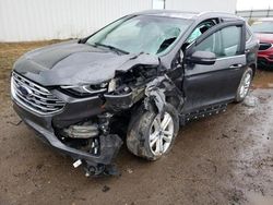 Salvage cars for sale at Portland, MI auction: 2020 Ford Edge SEL