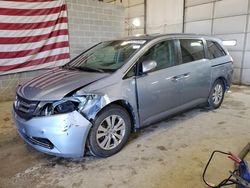 Salvage cars for sale at Columbia, MO auction: 2014 Honda Odyssey EXL