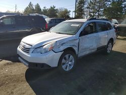 Subaru Outback 2.5i Limited salvage cars for sale: 2012 Subaru Outback 2.5I Limited
