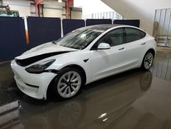 Salvage cars for sale at Ellwood City, PA auction: 2023 Tesla Model 3