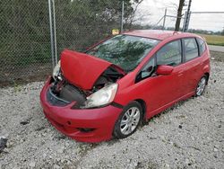 Honda salvage cars for sale: 2010 Honda FIT Sport