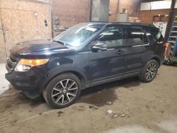 Salvage cars for sale at Ebensburg, PA auction: 2015 Ford Explorer XLT