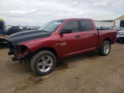 Salvage trucks for sale at Brighton, CO auction: 2015 Dodge RAM 1500 ST