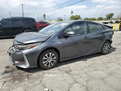 Salvage cars for sale at Colton, CA auction: 2020 Toyota Prius Prime LE