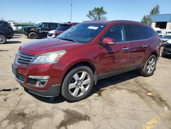 2016 Chevrolet Traverse LT en venta en Woodhaven, MI