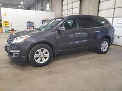 Salvage cars for sale at Blaine, MN auction: 2014 Chevrolet Traverse LT