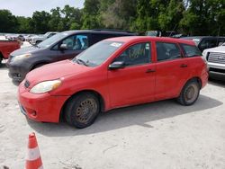 Salvage cars for sale from Copart Ocala, FL: 2008 Toyota Corolla Matrix XR