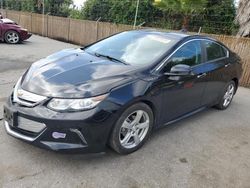 Salvage cars for sale at auction: 2018 Chevrolet Volt LT