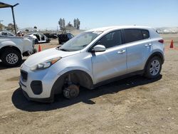 Salvage cars for sale at San Diego, CA auction: 2017 KIA Sportage LX