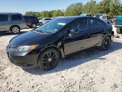 Vehiculos salvage en venta de Copart Houston, TX: 2012 Honda Civic LX