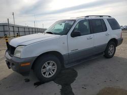 Salvage cars for sale at Fresno, CA auction: 2002 Mercury Mountaineer