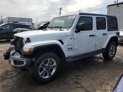 Salvage cars for sale at Chicago Heights, IL auction: 2019 Jeep Wrangler Unlimited Sahara