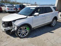 Salvage cars for sale at Fort Wayne, IN auction: 2017 Ford Explorer Limited
