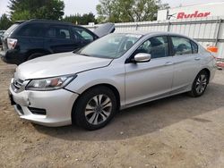 Salvage cars for sale at Finksburg, MD auction: 2014 Honda Accord LX