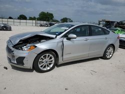 Salvage cars for sale at Haslet, TX auction: 2019 Ford Fusion SE