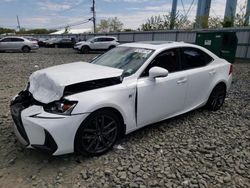 Salvage cars for sale at Windsor, NJ auction: 2018 Lexus IS 300